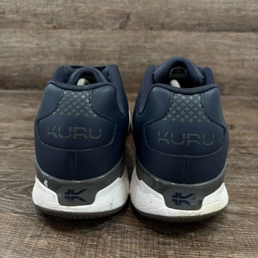Kuru Quantum 2 Shoes Men's 14 Wide Indigo Blue Slate Gray Walking Running